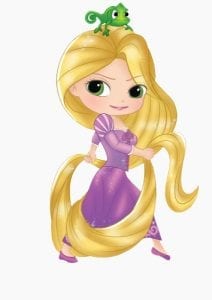 Vestido Luxo Infantil Princesa Sofia/Rapunzel C/Tiara (PP (1-2